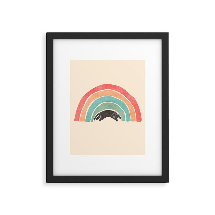 I'ma wittle wainbow Framed Art Print Gallery Image 1