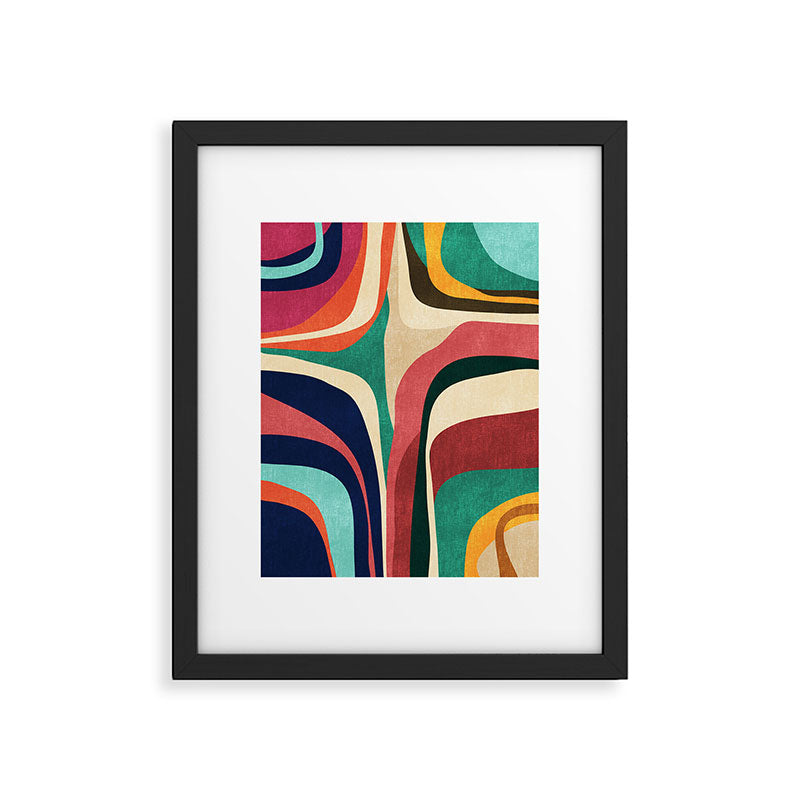 Impossible contour map Framed Art Print Gallery Image 5