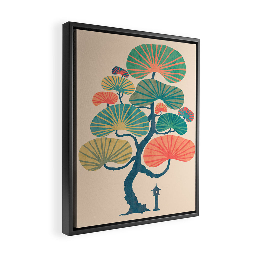Japan garden Framed Canvas Print Gallery Image 2
