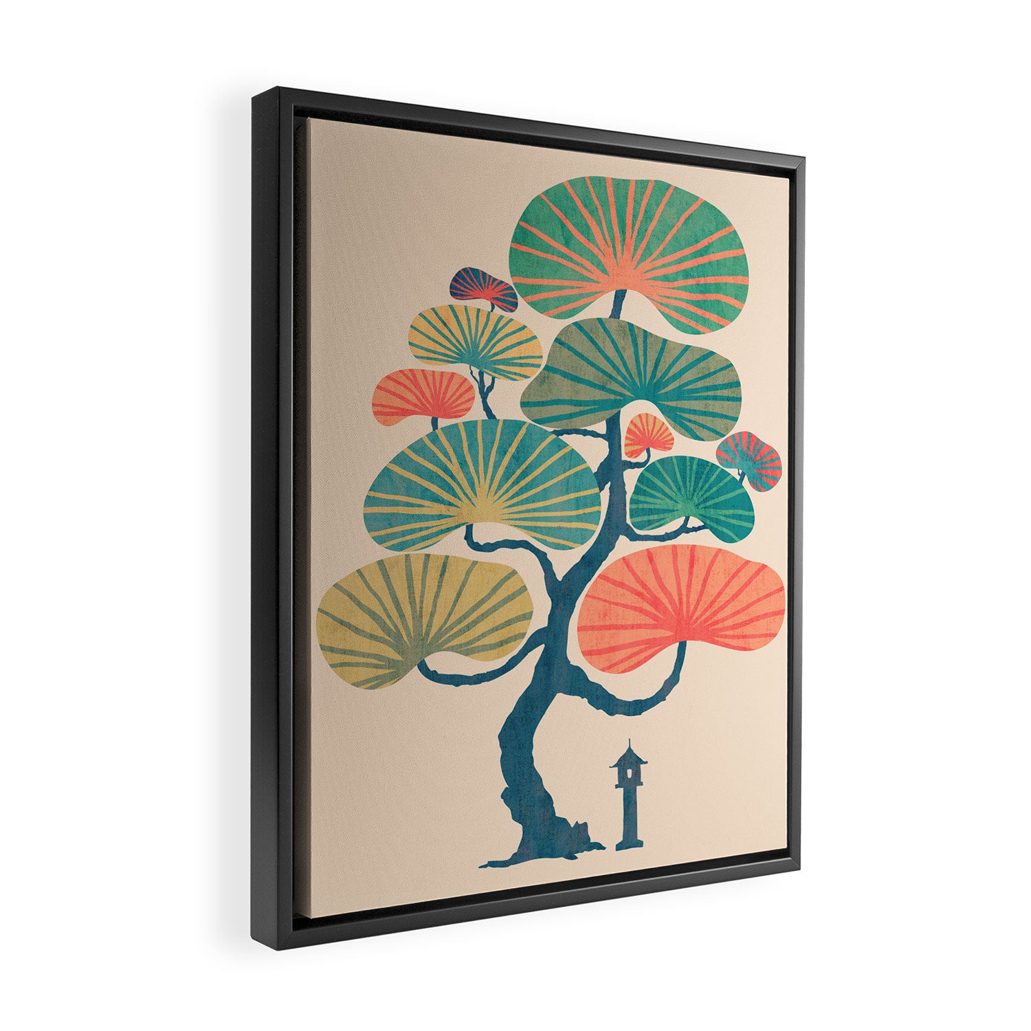 Japan garden Framed Canvas Print Gallery Image 2