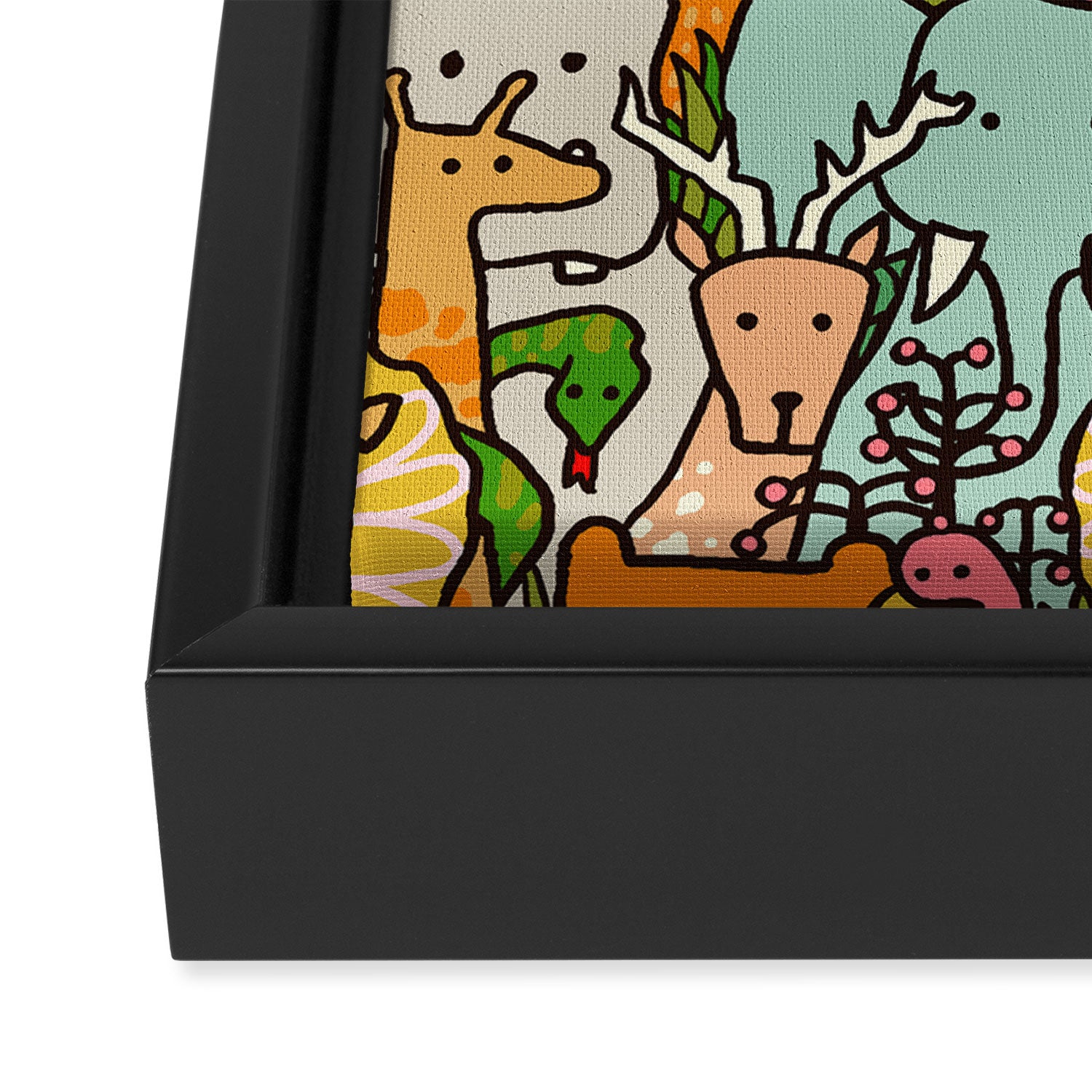 Jungle Framed Canvas Print Gallery Image 3