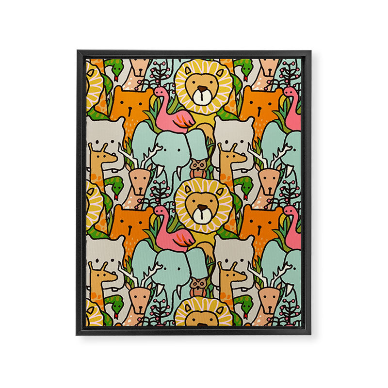 Jungle Framed Canvas Print Gallery Image 6