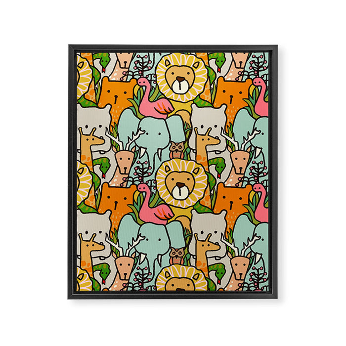 Jungle Framed Canvas Print Gallery Image 1