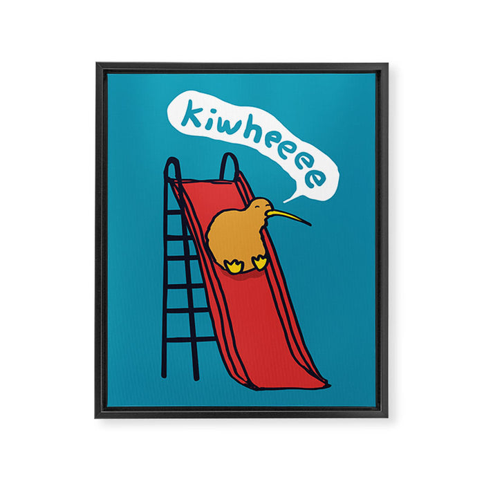 Kiwi Framed Canvas Print Gallery Image 1