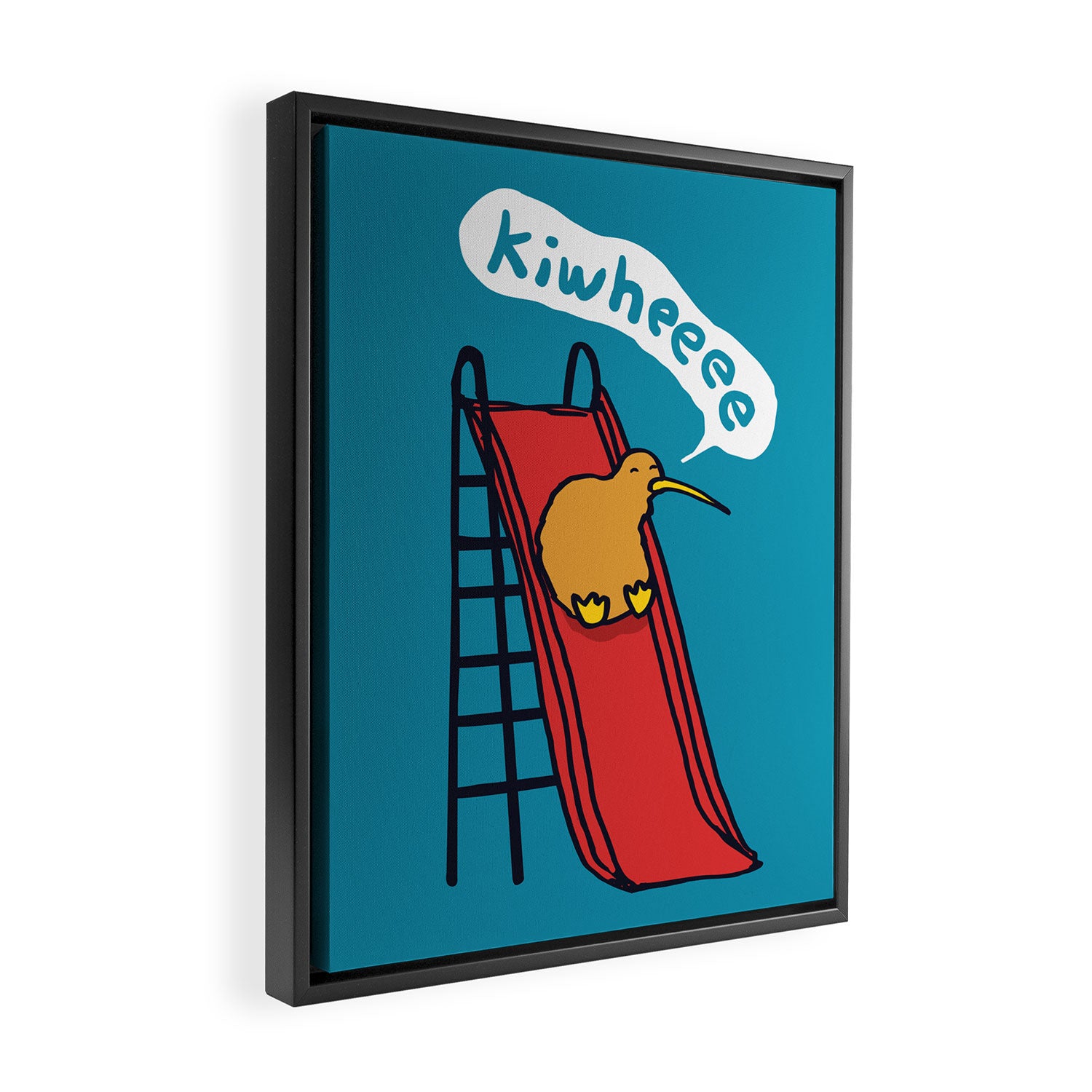 Kiwi Framed Canvas Print Gallery Image 2