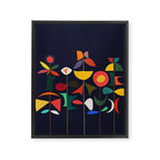 Klee's Garden Framed Canvas Print Gallery Image 6