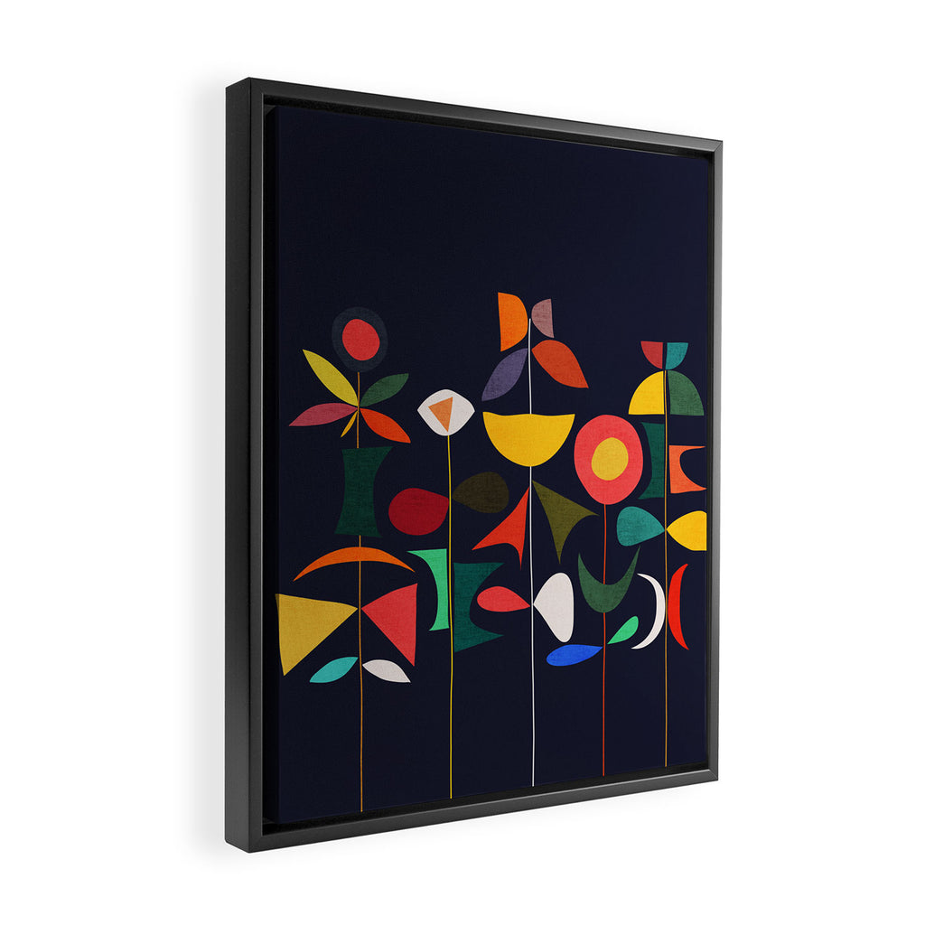 Klee's Garden Framed Canvas Print Gallery Image 2