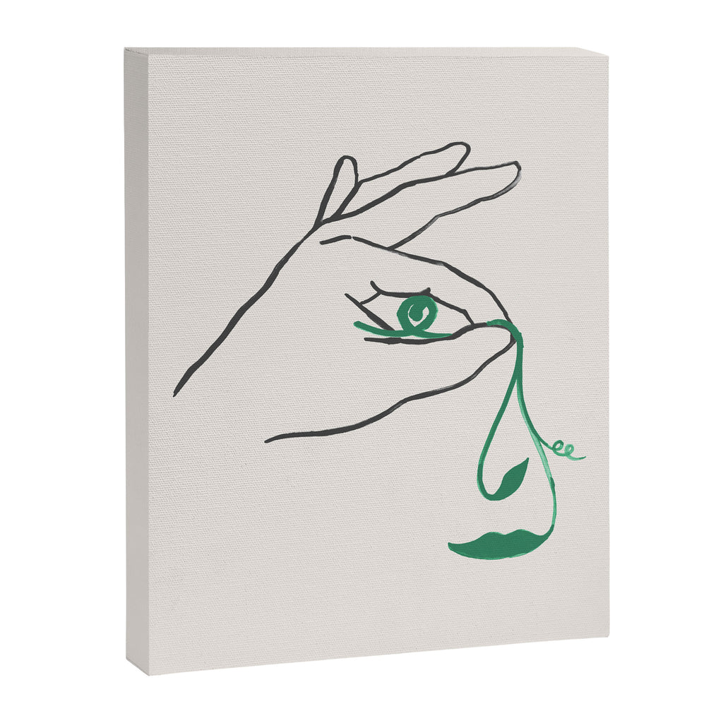 Lady green Canvas Print Gallery Image 8