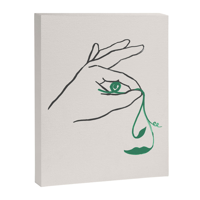Lady green Canvas Print Gallery Image 1