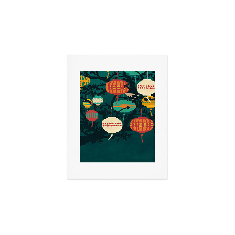 Lanterns Art Print Gallery Image 1