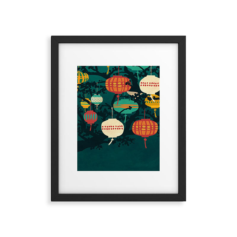 Lanterns Framed Art Print Gallery Image 5
