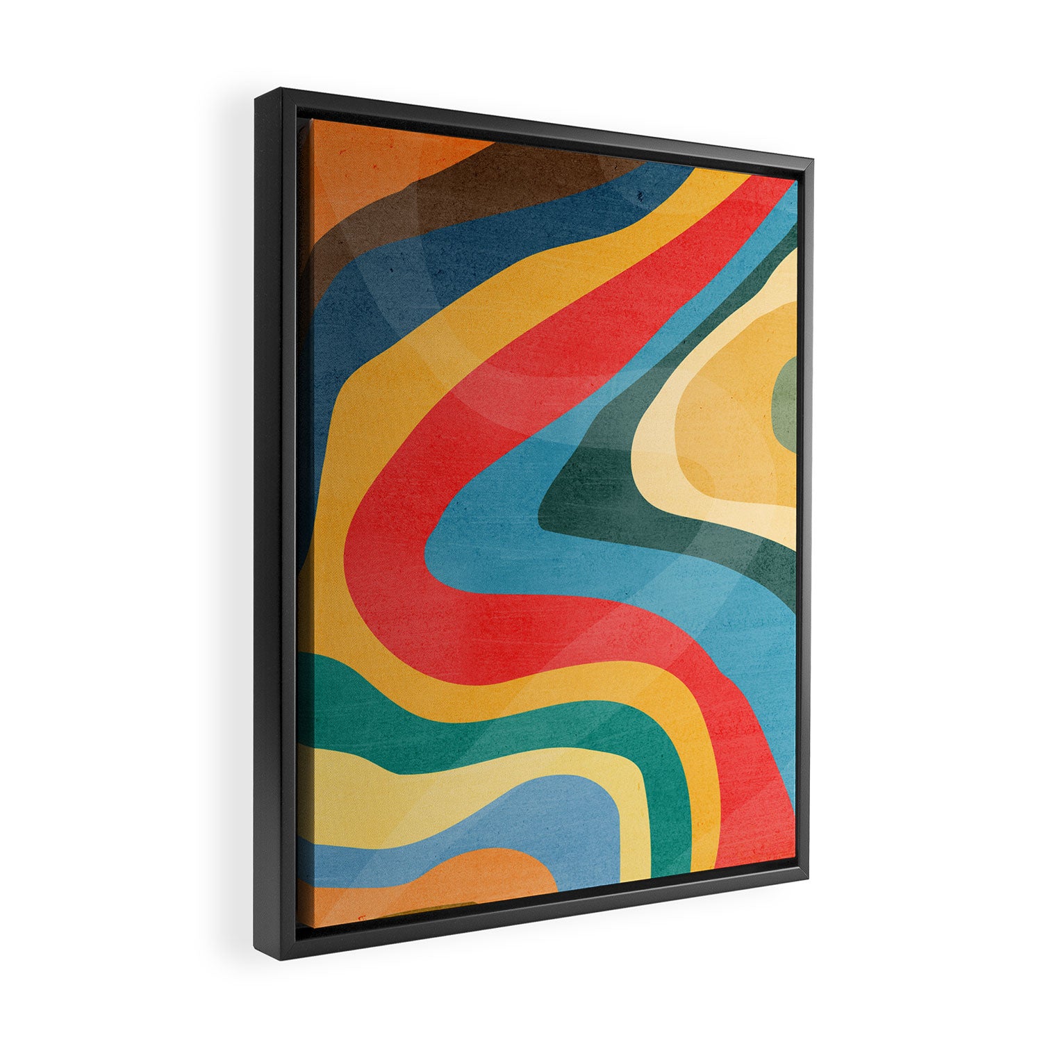 Lava Framed Canvas Print Gallery Image 2