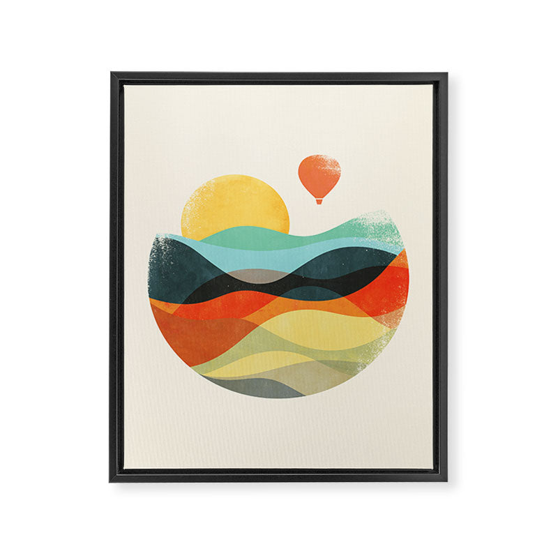 Let the world be your guide Framed Canvas Print Gallery Image 6