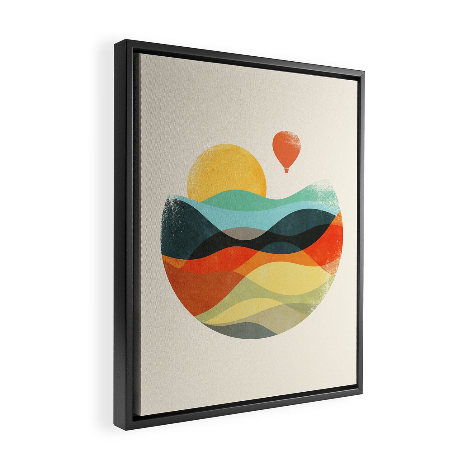 Let the world be your guide Framed Canvas Print Gallery Image 2
