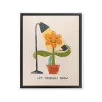 Let yourself grow Framed Canvas Print Gallery Image 6