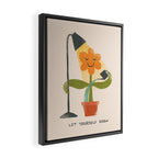 Let yourself grow Framed Canvas Print Gallery Image 2