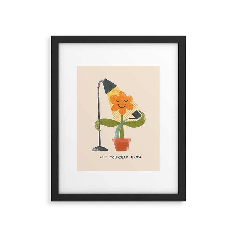 Let yourself grow Framed Art Print Gallery Image 5
