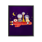 Let's All Go To Mars Framed Canvas Print Gallery Image 6