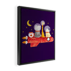 Let's All Go To Mars Framed Canvas Print Gallery Image 2