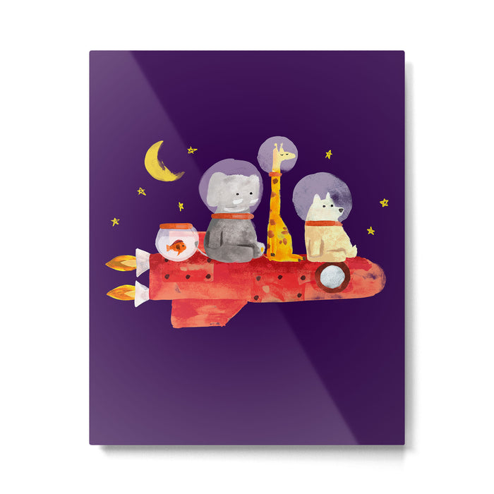 Let's All Go To Mars Metal Print Gallery Image 1