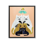 Let's get together Framed Canvas Print Gallery Image 6