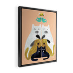 Let's get together Framed Canvas Print Gallery Image 2