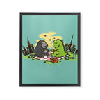 Let's have a break Framed Canvas Print Gallery Image 6