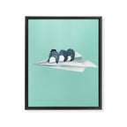 Let's travel the world Framed Canvas Print Gallery Image 6