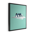 Let's travel the world Framed Canvas Print Gallery Image 2