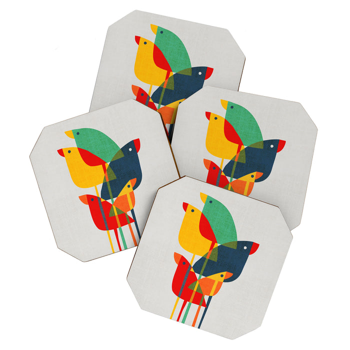 Little birds Coaster Gallery Image 1