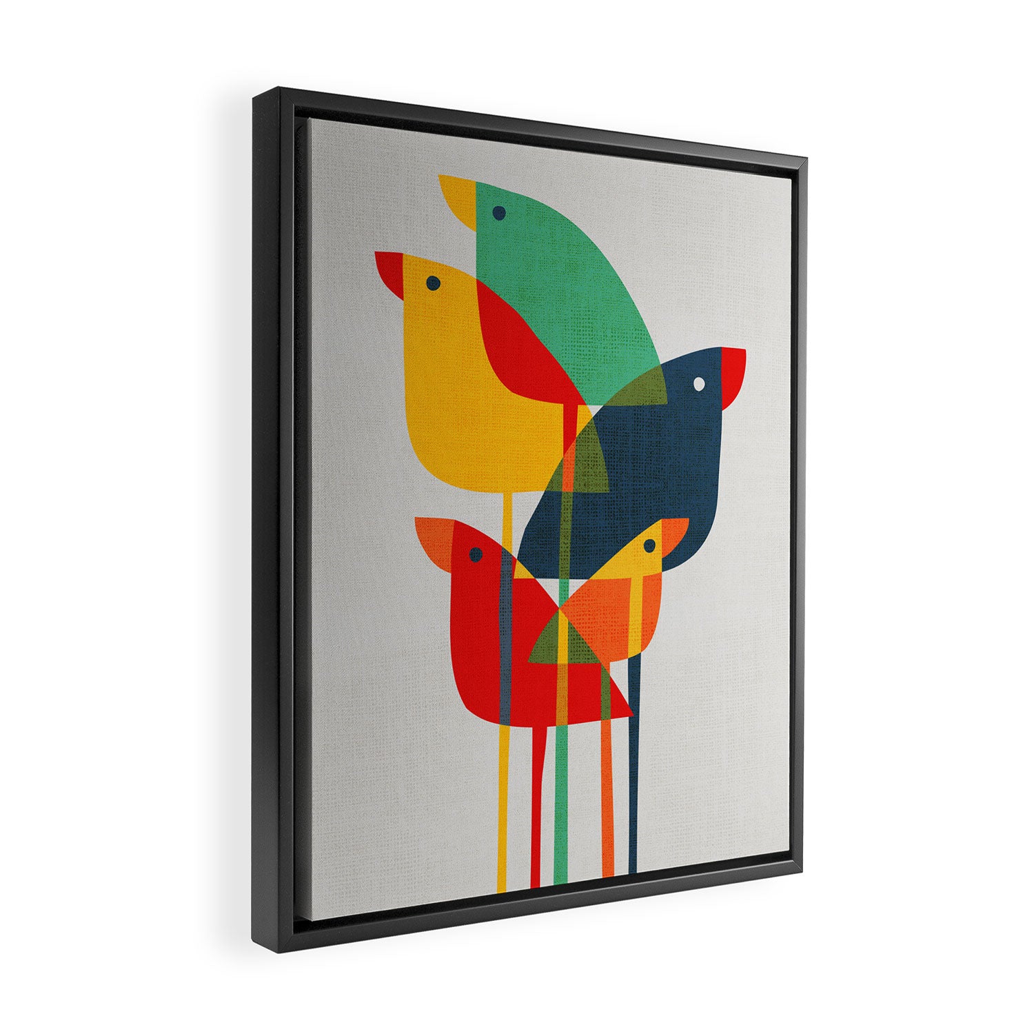 Little birds Framed Canvas Print Gallery Image 2