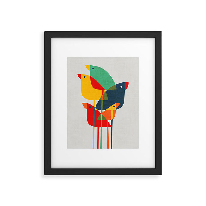 Little birds Framed Art Print Gallery Image 1