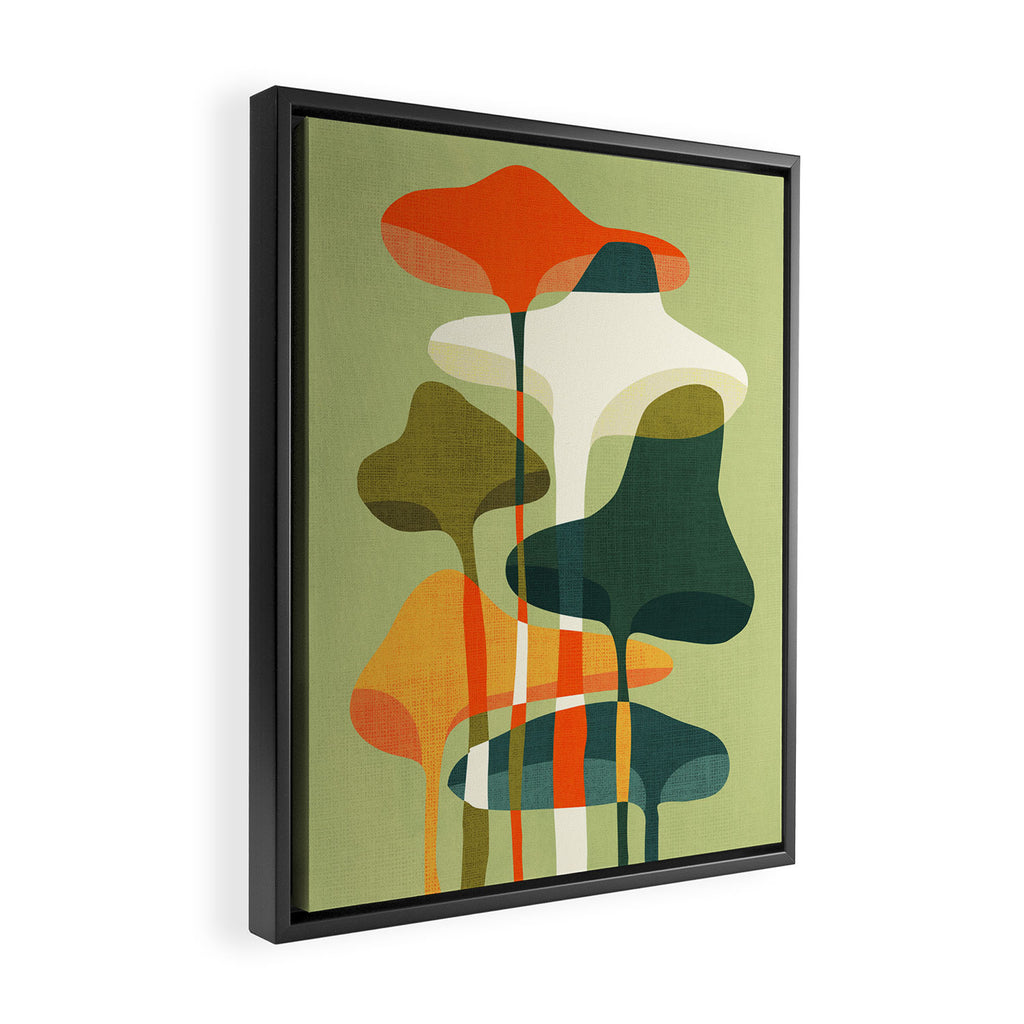 Little mushroom Framed Canvas Print Gallery Image 2