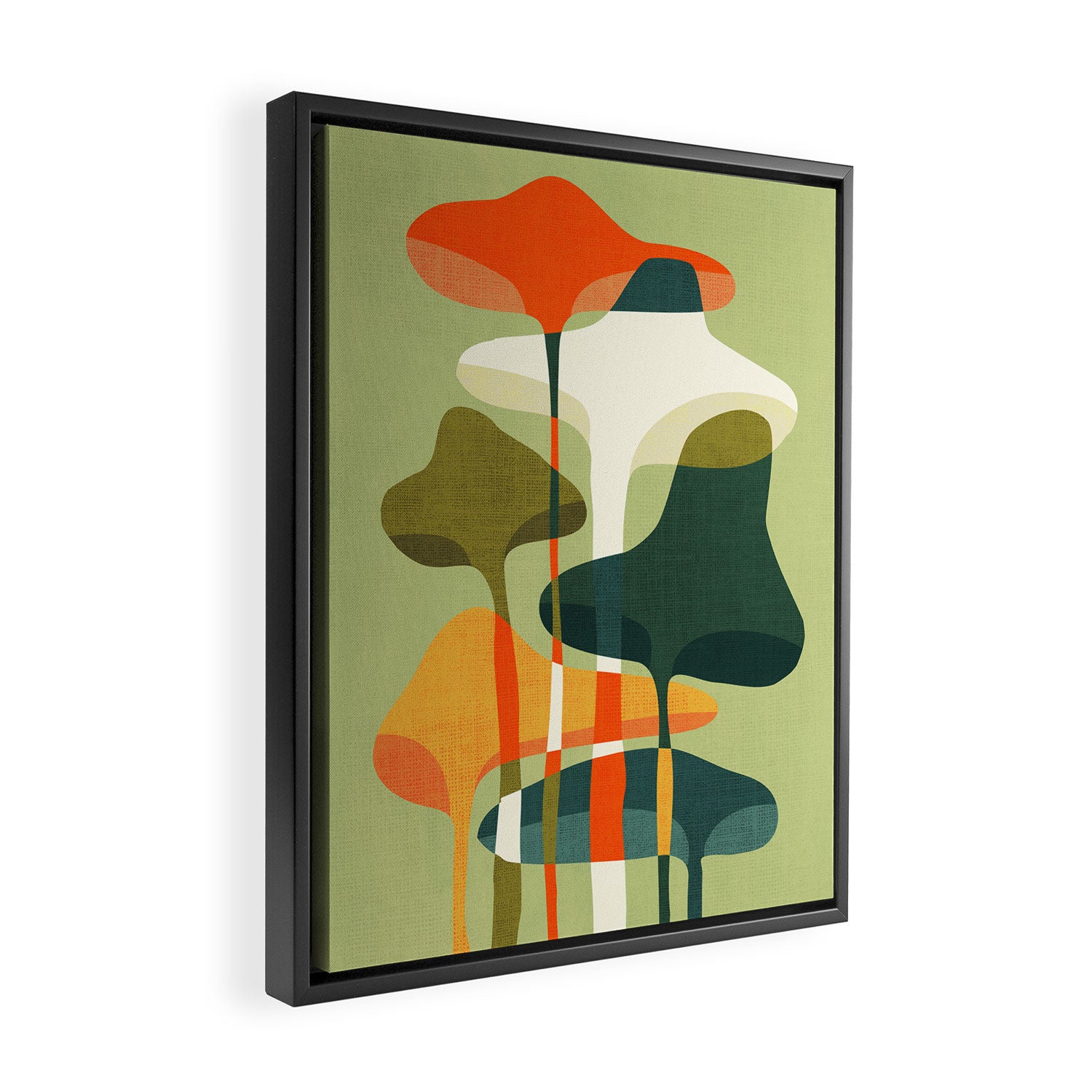 Little mushroom Framed Canvas Print Gallery Image 2
