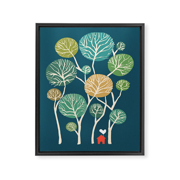 Little nest Framed Canvas Print Gallery Image 1