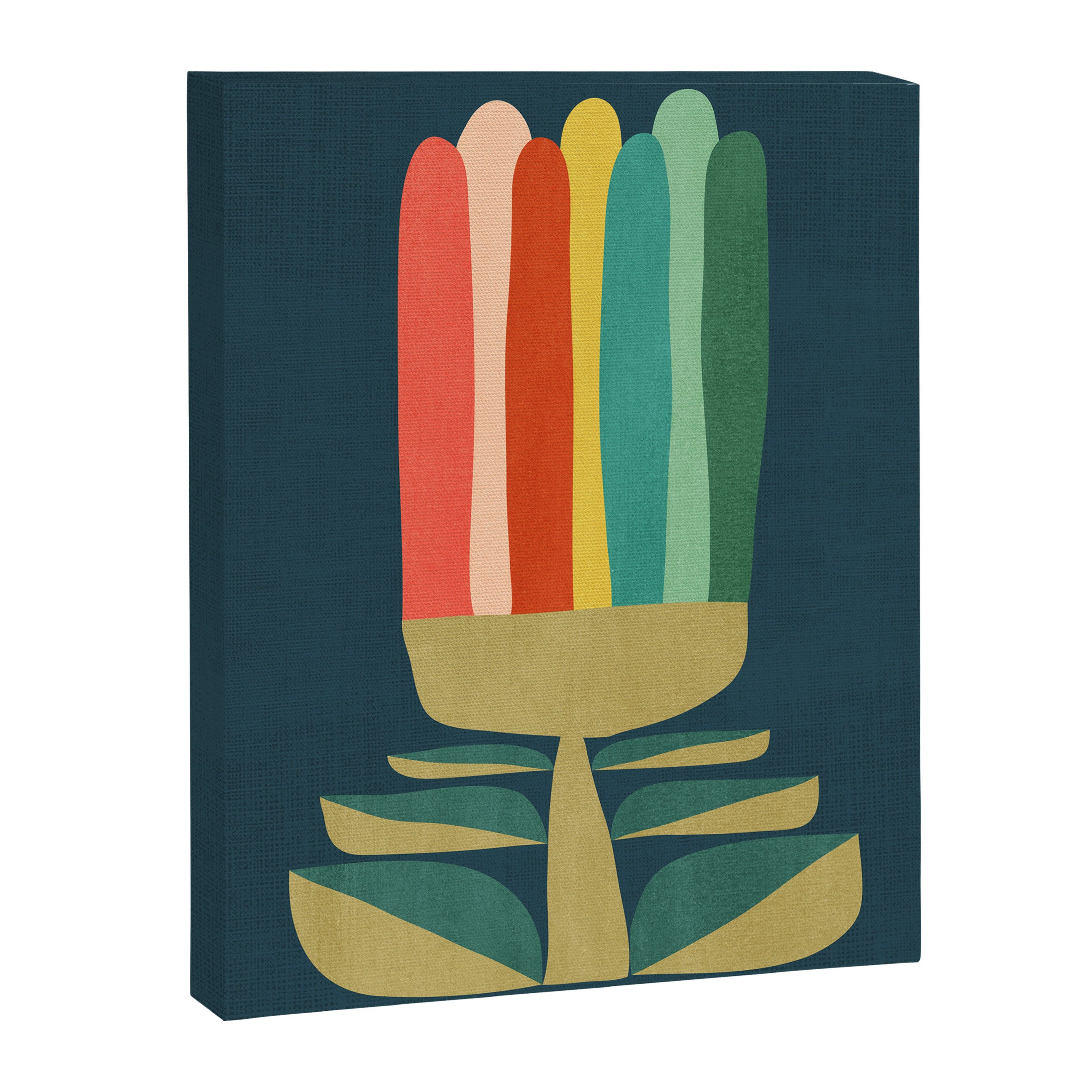 Little rainbow flower Canvas Print Gallery Image 6