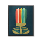 Little rainbow flower Framed Canvas Print Gallery Image 6
