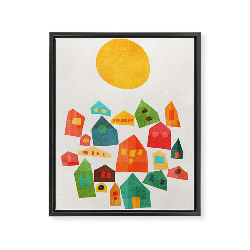 Looking at the same sun Framed Canvas Print Gallery Image 6