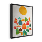 Looking at the same sun Framed Canvas Print Gallery Image 2