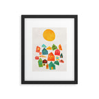 Looking at the same sun Framed Art Print Gallery Image 5