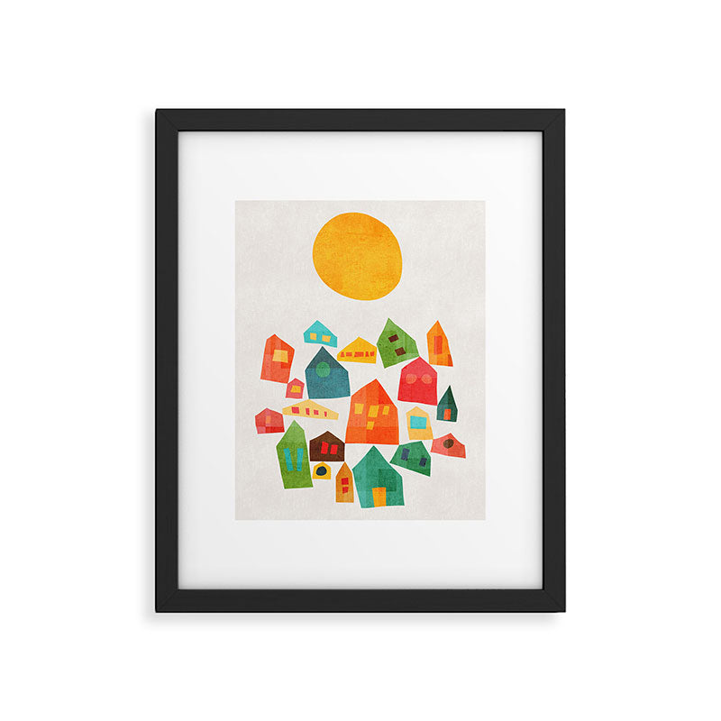 Looking at the same sun Framed Art Print Gallery Image 5