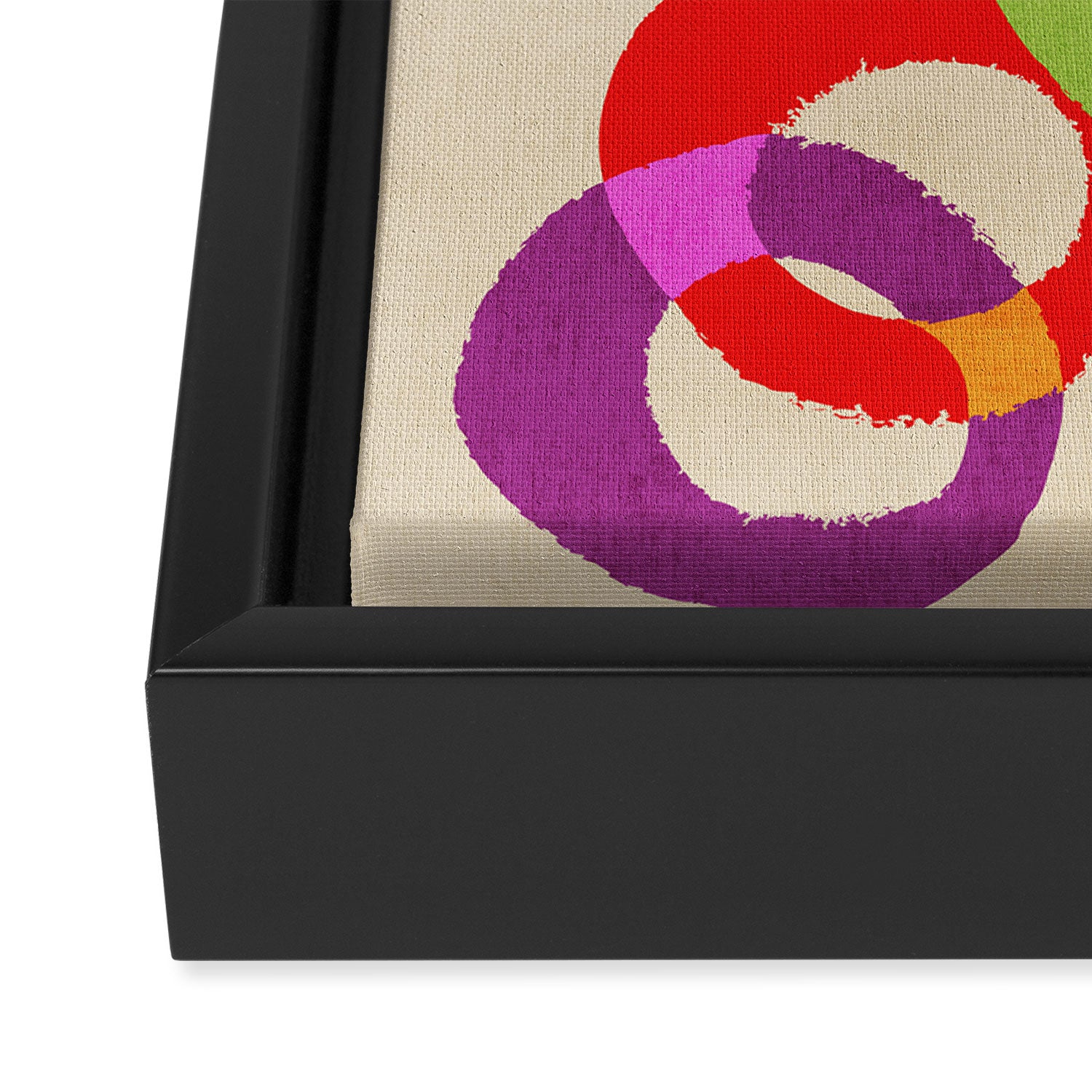 Loop Hoop Framed Canvas Print Gallery Image 3