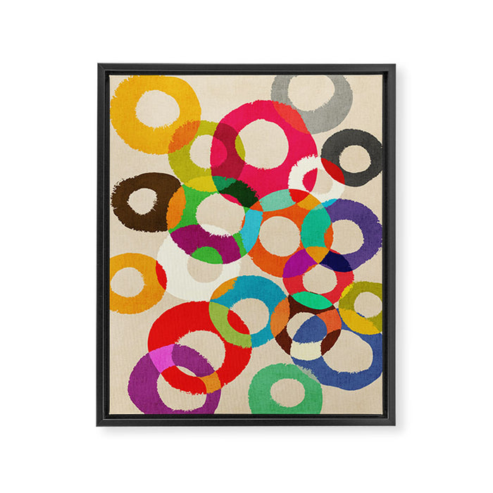 Loop Hoop Framed Canvas Print Gallery Image 1