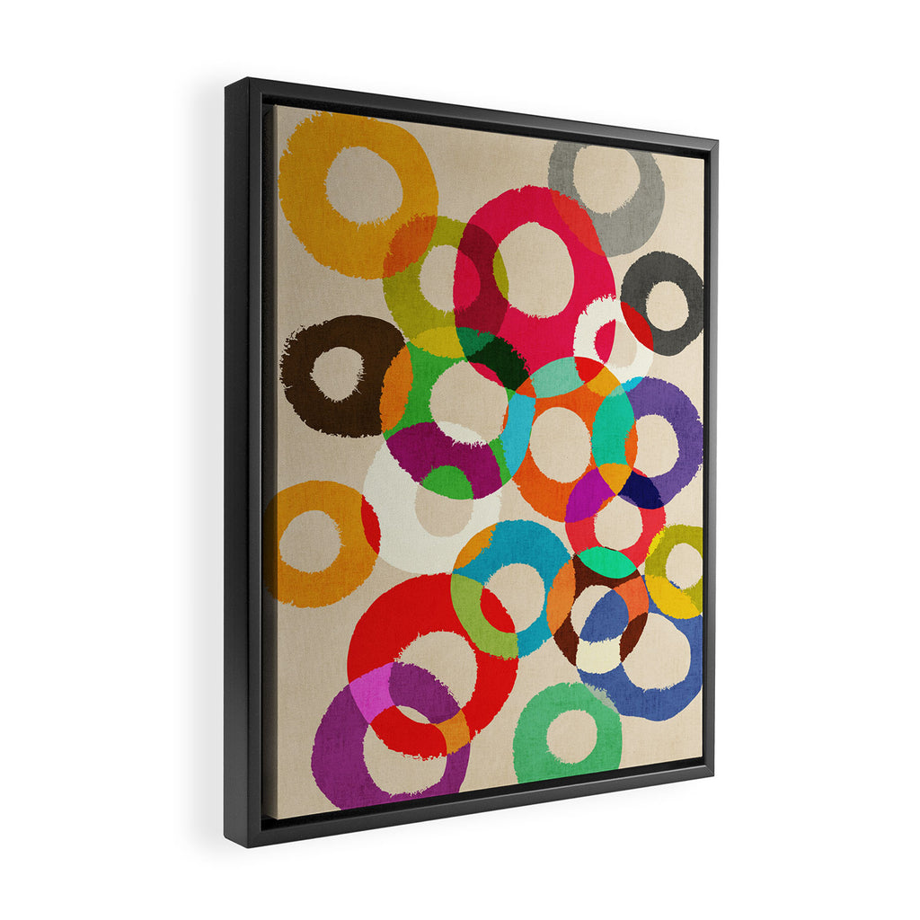 Loop Hoop Framed Canvas Print Gallery Image 2