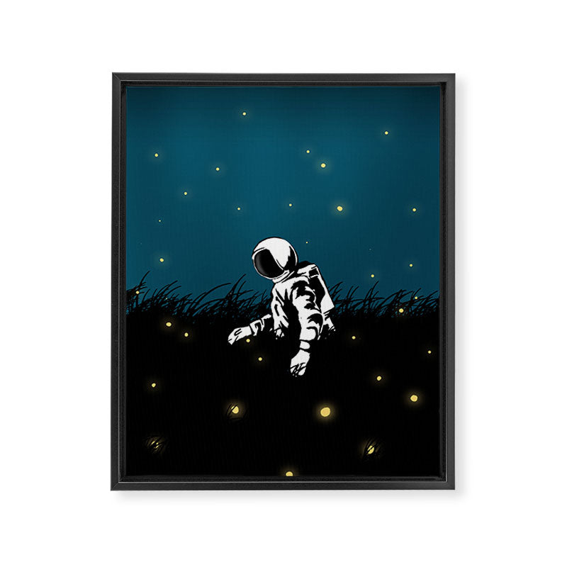 Lost in the field of stars Framed Canvas Print Gallery Image 6