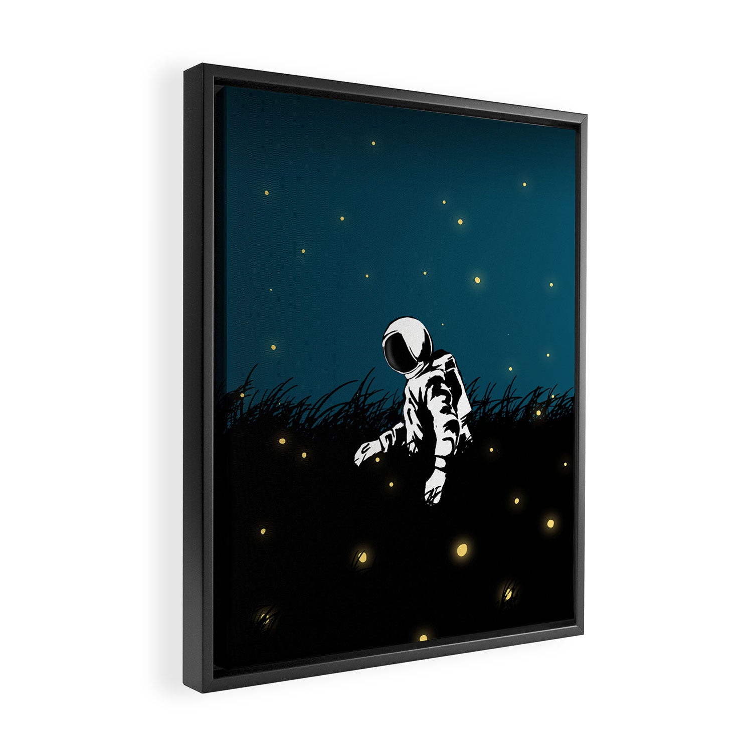 Lost in the field of stars Framed Canvas Print Gallery Image 2