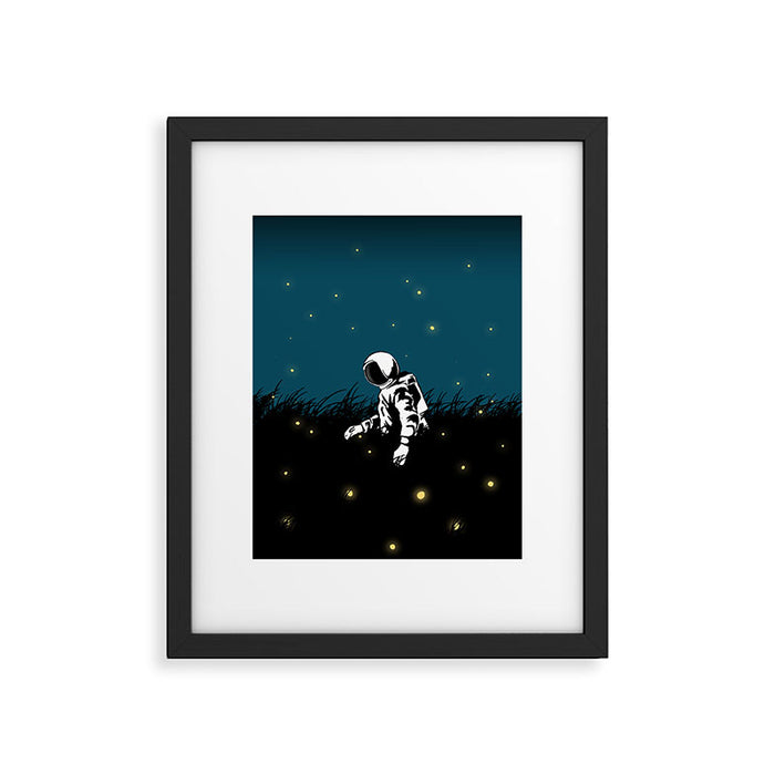 Lost in the field of stars Framed Art Print Gallery Image 1