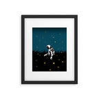 Lost in the field of stars Framed Art Print Gallery Image 5