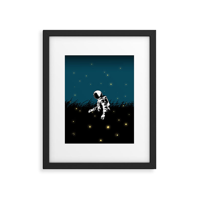 Lost in the field of stars Framed Art Print Gallery Image 5