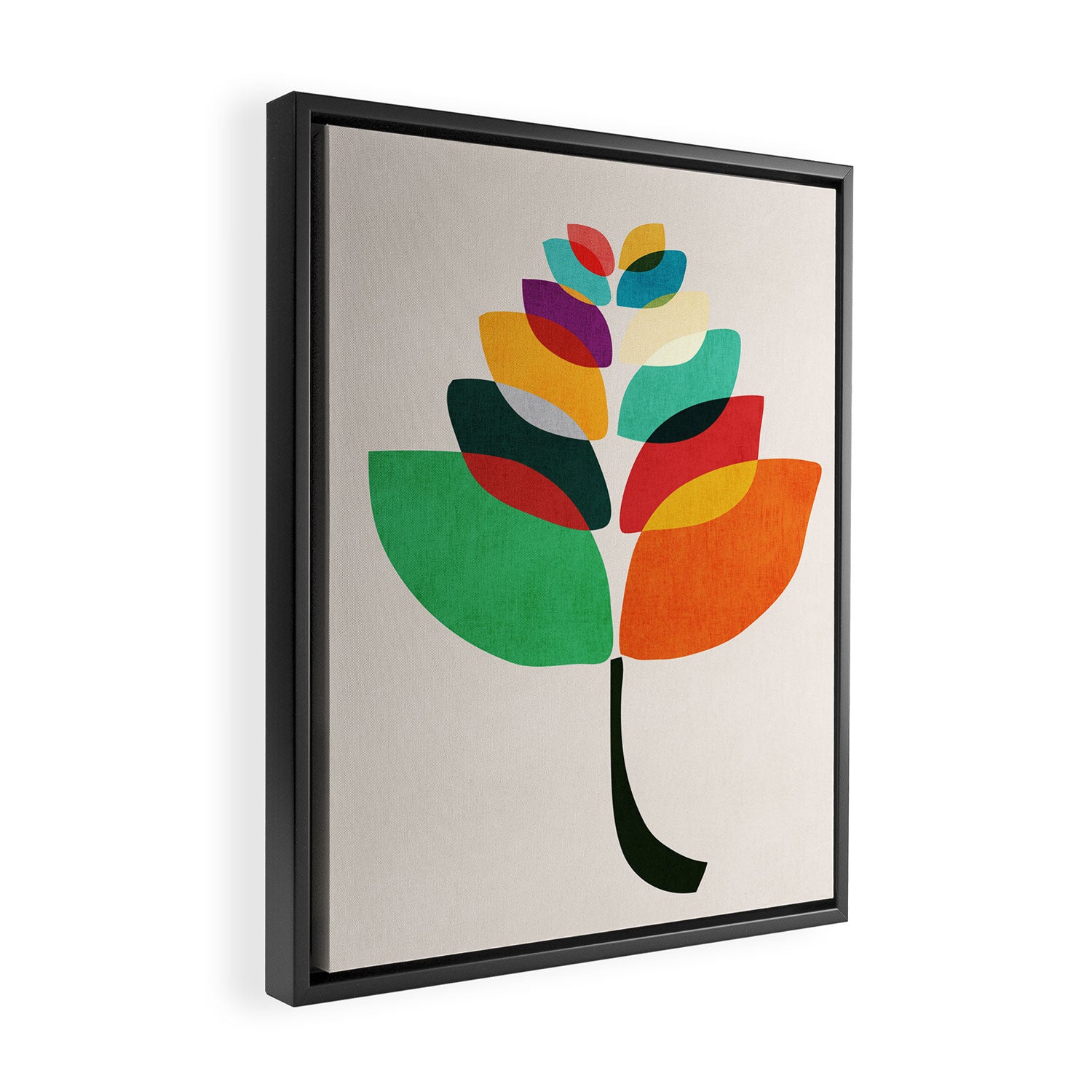 Lotus flower Framed Canvas Print Gallery Image 2